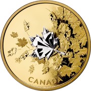 Canada 50 Dollars Whispering Maple Leaves 2017  CANADA coin reverse Canada 50 Dollars Whispering Maple Leaves 2017  CANADA coin reverse