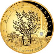 Australia 500 Dollars Kimberley Sunrise 2016 KIMBERLY SUNRISE 2016 2 OZ 9999 GOLD P TV coin reverse Australia 500 Dollars Kimberley Sunrise 2016 KIMBERLY SUNRISE 2016 2 OZ 9999 GOLD P TV coin reverse