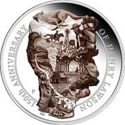 Australia 8 Dollars Henry Lawson 150th Anniversary 2017 150TH ANNIVERSARY OF HENRY LAWSON P NM coin reverse Australia 8 Dollars Henry Lawson 150th Anniversary 2017 150TH ANNIVERSARY OF HENRY LAWSON P NM coin reverse