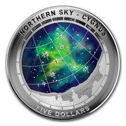 Australia Five Dollars Northern Sky - Cygnus 2016 NORSERN SKY - CEGNUS FIVE DOLLARS coin reverse Australia Five Dollars Northern Sky - Cygnus 2016 NORSERN SKY - CEGNUS FIVE DOLLARS coin reverse
