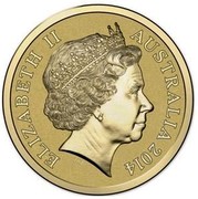 Australia One Dollar Clever Australia 2014  ELIZABETH II AUSTRALIA 2014 IRB coin obverse Australia One Dollar Clever Australia 2014  ELIZABETH II AUSTRALIA 2014 IRB coin obverse