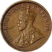 Australia One half penny George V - Mule 1916 I 5 known KM# 30 GEORGE V KING EMPEROR coin obverse Australia One half penny George V - Mule 1916 I 5 known KM# 30 GEORGE V KING EMPEROR coin obverse