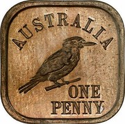 Australia One Penny George V (Kookaburra Pattern - Type 9) 1920 KM# Pn16 AUSTRALIA ONE PENNY coin reverse Australia One Penny George V (Kookaburra Pattern - Type 9) 1920 KM# Pn16 AUSTRALIA ONE PENNY coin reverse