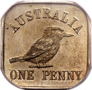 Australia One Penny Kookaburra Pattern - Type 12 (Renniks 11) 1921 KM# Pn20 AUSTRALIA ONE PENNY coin reverse Australia One Penny Kookaburra Pattern - Type 12 (Renniks 11) 1921 KM# Pn20 AUSTRALIA ONE PENNY coin reverse