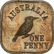 Australia One Penny Kookaburra Pattern - Type 4 1919 Pattern KM# Pn9 AUSTRALIA ONE PENNY coin reverse Australia One Penny Kookaburra Pattern - Type 4 1919 Pattern KM# Pn9 AUSTRALIA ONE PENNY coin reverse