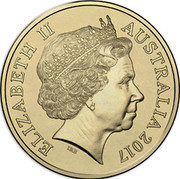 Australia Two Dollars Remembrance Day 2017 ELIZABETH II AUSTRALIA 2017 IRB coin obverse Australia Two Dollars Remembrance Day 2017 ELIZABETH II AUSTRALIA 2017 IRB coin obverse