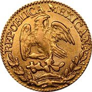 Mexico 1/2 Escudo Cap on Stick and Open Book 1825 Mo JM KM# 378.5 REPUBLICA MEXICANA coin obverse Mexico 1/2 Escudo Cap on Stick and Open Book 1825 Mo JM KM# 378.5 REPUBLICA MEXICANA coin obverse
