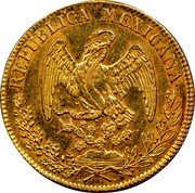 Mexico 1/2 Escudo Cap on Stick 1833 KM# 378.1 REPUBLICA MEXICANA. coin obverse Mexico 1/2 Escudo Cap on Stick 1833 KM# 378.1 REPUBLICA MEXICANA. coin obverse