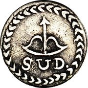Mexico 1/2 Real Insurgent Coin. Oaxaca 1813 Use caution as silver specimens appear questionable and may be considered spurious KM# 220.2 SUD. coin obverse Mexico 1/2 Real Insurgent Coin. Oaxaca 1813 Use caution as silver specimens appear questionable and may be considered spurious KM# 220.2 SUD. coin obverse