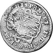 Mexico 1/2 Real (Insurgent Coin) KM# 271.1 HISPAN ET IND REX R MO FM coin reverse