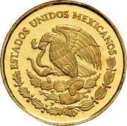 Mexico 1/20 Onza Teocuitlatl 2000 Proof KM# 642 ESTADOS UNIDOS MEXICANOS coin obverse Mexico 1/20 Onza Teocuitlatl 2000 Proof KM# 642 ESTADOS UNIDOS MEXICANOS coin obverse