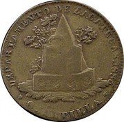 Mexico 1/4 Real Floating Angel 1836 KM# 367 DEPARTAMENTO DE ZACATECAS 1836 QUARTILLA coin obverse Mexico 1/4 Real Floating Angel 1836 KM# 367 DEPARTAMENTO DE ZACATECAS 1836 QUARTILLA coin obverse