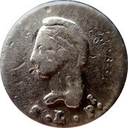 Mexico 1/4 Real (Libertad) KM# 368.7 S. L. PI. coin reverse Mexico 1/4 Real (Libertad) KM# 368.7 S. L. PI. coin reverse