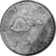 Mexico 1/8 Reales Woman with Fish (1803) Also in brass and cast in bronze; minor die varieties have been observed KM# L63 1/8... coin obverse Mexico 1/8 Reales Woman with Fish (1803) Also in brass and cast in bronze; minor die varieties have been observed KM# L63 1/8... coin obverse