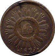 Mexico 1/8 Reales Seated Figure 1829 KM# 326 1829 coin reverse Mexico 1/8 Reales Seated Figure 1829 KM# 326 1829 coin reverse