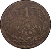 Mexico 1/8 Reales Eagle. Circulation Coin 1829 KM# 332 1/8 MO A 1829 coin reverse