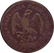 Mexico 1/8 Reales Eagle 1842 KM# 323 REPUBLICA MEXICANA coin obverse Mexico 1/8 Reales Eagle 1842 KM# 323 REPUBLICA MEXICANA coin obverse