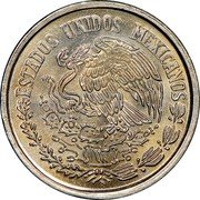 Mexico 10 Centavos Ear of Corn 1980/79 Mo KM# 434.3 ESTADOS UNIDOS MEXICANOS coin obverse Mexico 10 Centavos Ear of Corn 1980/79 Mo KM# 434.3 ESTADOS UNIDOS MEXICANOS coin obverse