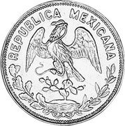 Mexico 10 Pesos 200th Anniversary of the Birth of Hidalgo 1953 KM# M91a REPUBLICA MEXICANA coin obverse
