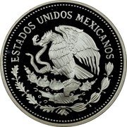Mexico 100 Pesos Monarch Butterfly 1987 Proof KM# 537 ESTADOS UNIDOS MEXICANOS coin obverse Mexico 100 Pesos Monarch Butterfly 1987 Proof KM# 537 ESTADOS UNIDOS MEXICANOS coin obverse