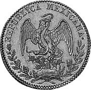 Mexico 2 Escudos Cap on Stick 1833 KM# 380.1 REPUBLICA MEXICANA. coin obverse Mexico 2 Escudos Cap on Stick 1833 KM# 380.1 REPUBLICA MEXICANA. coin obverse