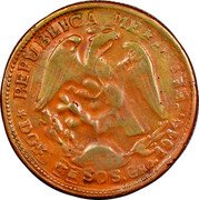 Mexico 2 Pesos Guerrero Revolutionary 1914 GRO KM# 643a REPUBLICA MEXICANA DOS PESOS GRO.1914: coin obverse Mexico 2 Pesos Guerrero Revolutionary 1914 GRO KM# 643a REPUBLICA MEXICANA DOS PESOS GRO.1914: coin obverse