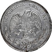 Mexico 2 Pesos Campo Morado Revolutionary 1915 CM GRO KM# 662 REPUBLICA MEXICANA coin obverse Mexico 2 Pesos Campo Morado Revolutionary 1915 CM GRO KM# 662 REPUBLICA MEXICANA coin obverse
