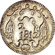 Mexico 2 Reales Insurgent Coin. Oaxaca 1812 KM# 229 2 R 1812 coin reverse Mexico 2 Reales Insurgent Coin. Oaxaca 1812 KM# 229 2 R 1812 coin reverse