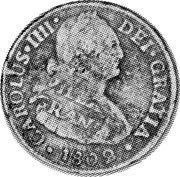 Mexico 2 Reales Insurgent Coin ND FT KM# 298 CAROLUS IIII DEI GRATIA 1808 coin obverse