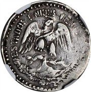 Mexico 20 Centavos Cacahuatepec Revolutionary 1917 KM# 652 ESTADOS UNIDOS MEXICANOS coin obverse Mexico 20 Centavos Cacahuatepec Revolutionary 1917 KM# 652 ESTADOS UNIDOS MEXICANOS coin obverse