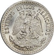 Mexico 20 Centavos Radiant Cap 1939 KM# 438 ESTADOS UNIDOS MEXICANOS 0.7 20 coin obverse Mexico 20 Centavos Radiant Cap 1939 KM# 438 ESTADOS UNIDOS MEXICANOS 0.7 20 coin obverse