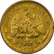 Mexico 20 Pesos Radiant Cap & Scales 1888 KM# 414 REPUBLICA MEXICANA 1888 coin obverse Mexico 20 Pesos Radiant Cap & Scales 1888 KM# 414 REPUBLICA MEXICANA 1888 coin obverse