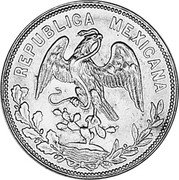 Mexico 20 Pesos 200th Anniversary of the Birth of Hidalgo 1953 KM# M92a REPUBLICA MEXICANA coin obverse