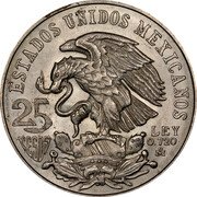 Mexico 25 Pesos 19th Summer Olympics 1968 KM# 479.2 ESTADOS UNIDOS MEXICANOS 25 PESOS LEY 0.720 MO coin obverse Mexico 25 Pesos 19th Summer Olympics 1968 KM# 479.2 ESTADOS UNIDOS MEXICANOS 25 PESOS LEY 0.720 MO coin obverse