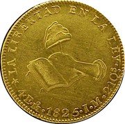 Mexico 4 Escudos Cap on Stick and Open Book 1825 KM# 381.6 LA LIBERTAD EN LA LEY 4E.MO 1825.IM 21QS coin reverse Mexico 4 Escudos Cap on Stick and Open Book 1825 KM# 381.6 LA LIBERTAD EN LA LEY 4E.MO 1825.IM 21QS coin reverse