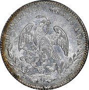 Mexico 4 Reales Radiant Cap 1848/7 Go PM KM# 375.4 REPUBLICA MEXICANA. coin obverse Mexico 4 Reales Radiant Cap 1848/7 Go PM KM# 375.4 REPUBLICA MEXICANA. coin obverse