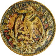 Mexico 5 Centavos Durango Revolutionary 1914 KM# 634 REPUBLICA MEXICANA 1914 coin obverse Mexico 5 Centavos Durango Revolutionary 1914 KM# 634 REPUBLICA MEXICANA 1914 coin obverse