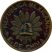 Mexico 5 Centavos Chihuahua Revolutionary 1914 KM# 613a REPUBLICA MEXICANA E. DE CHIHA coin obverse Mexico 5 Centavos Chihuahua Revolutionary 1914 KM# 613a REPUBLICA MEXICANA E. DE CHIHA coin obverse