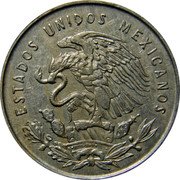 Mexico 5 Centavos Circulation Coin 1950 KM# 425 ESTADOS UNIDOS MEXICANOS coin obverse