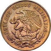 Mexico 5 Centavos Circulation Coin 1962 KM# 426a ESTADOS UNIDOS MEXICANOS coin obverse Mexico 5 Centavos Circulation Coin 1962 KM# 426a ESTADOS UNIDOS MEXICANOS coin obverse
