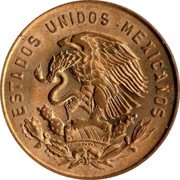 Mexico 5 Centavos Circulation Coin 1968 KM# 426 ESTADOS UNIDOS MEXICANOS coin obverse Mexico 5 Centavos Circulation Coin 1968 KM# 426 ESTADOS UNIDOS MEXICANOS coin obverse