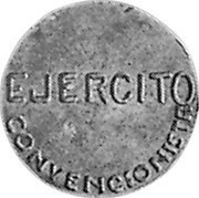 Mexico 5 Centavos Amecameca Revolutionary ND KM# 679 EJERCITO CONVENCIONISTA coin obverse Mexico 5 Centavos Amecameca Revolutionary ND KM# 679 EJERCITO CONVENCIONISTA coin obverse