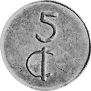 Mexico 5 Centavos Amecameca Revolutionary ND KM# 679 5 C coin reverse Mexico 5 Centavos Amecameca Revolutionary ND KM# 679 5 C coin reverse