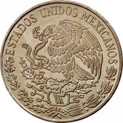 Mexico 5 Pesos Vicente Guerrero 1971 KM# 472 ESTADOS UNIDOS MEXICANOS coin obverse Mexico 5 Pesos Vicente Guerrero 1971 KM# 472 ESTADOS UNIDOS MEXICANOS coin obverse