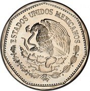 Mexico 5 Pesos Quetzalcoatl 1983 Mo Proof KM# 485 ESTADOS UNIDOS MEXICANOS coin obverse Mexico 5 Pesos Quetzalcoatl 1983 Mo Proof KM# 485 ESTADOS UNIDOS MEXICANOS coin obverse