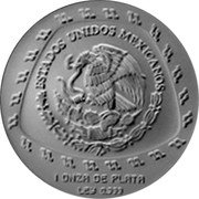 Mexico 5 Pesos Sacerdote 1998 KM# 664 ESTADOS UNIDOS MEXICANOS 1 ONZA DE PLATA LEY 0.999 coin obverse Mexico 5 Pesos Sacerdote 1998 KM# 664 ESTADOS UNIDOS MEXICANOS 1 ONZA DE PLATA LEY 0.999 coin obverse