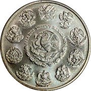 Mexico 5 Pesos Aguila Real 2000 KM# 652 ESTADOS UNIDOS MEXICANOS coin obverse Mexico 5 Pesos Aguila Real 2000 KM# 652 ESTADOS UNIDOS MEXICANOS coin obverse