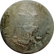 Mexico 50 Centavos Radiant Cap & Scales 1876 KM# 407.5 LIBERTAD LEY HO VEINTE PESOS 875 coin reverse Mexico 50 Centavos Radiant Cap & Scales 1876 KM# 407.5 LIBERTAD LEY HO VEINTE PESOS 875 coin reverse