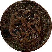 Mexico 50 Centavos Campo Morado Revolutionary 1915 CM GRO KM# 657 REPUBLICA MEXICANA coin obverse Mexico 50 Centavos Campo Morado Revolutionary 1915 CM GRO KM# 657 REPUBLICA MEXICANA coin obverse