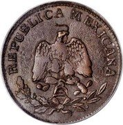 Mexico 50 Centavos Campo Morado Revolutionary 1915 CM GRO KM# 656 REPUBLICA MEXICANA coin obverse Mexico 50 Centavos Campo Morado Revolutionary 1915 CM GRO KM# 656 REPUBLICA MEXICANA coin obverse